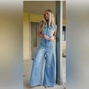 Three Birds Nest Sami Denim Jumpsuit